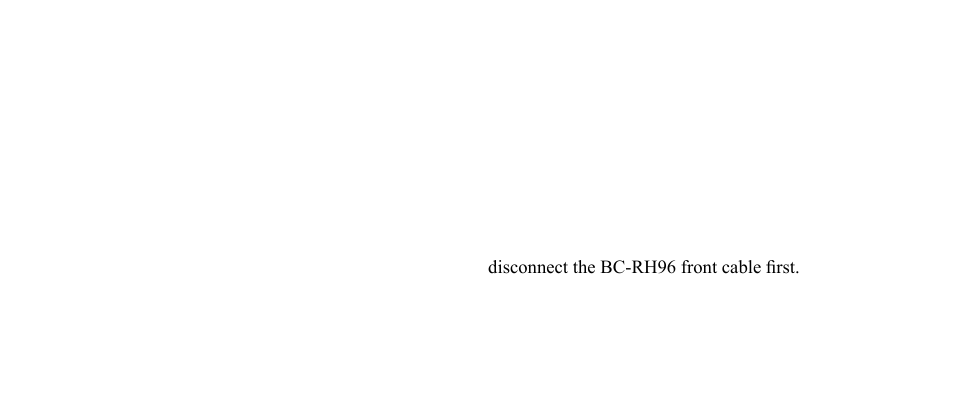 Control limitations, Serial operation precautions | Uniden BC-RH96 User Manual | Page 24 / 28