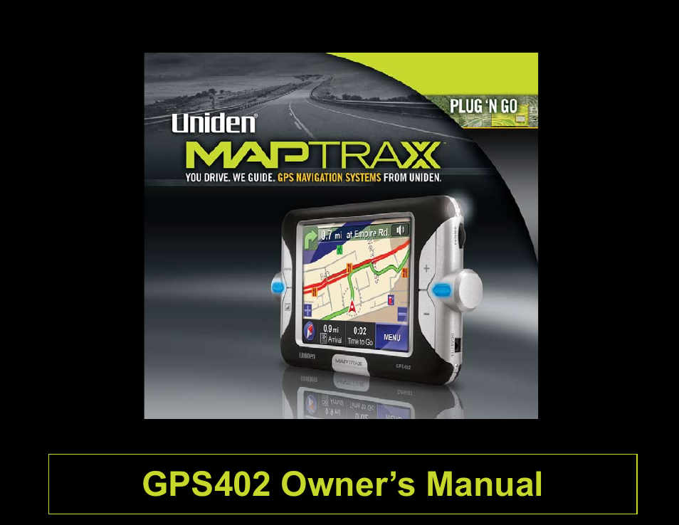 Uniden GPS402 User Manual | 35 pages