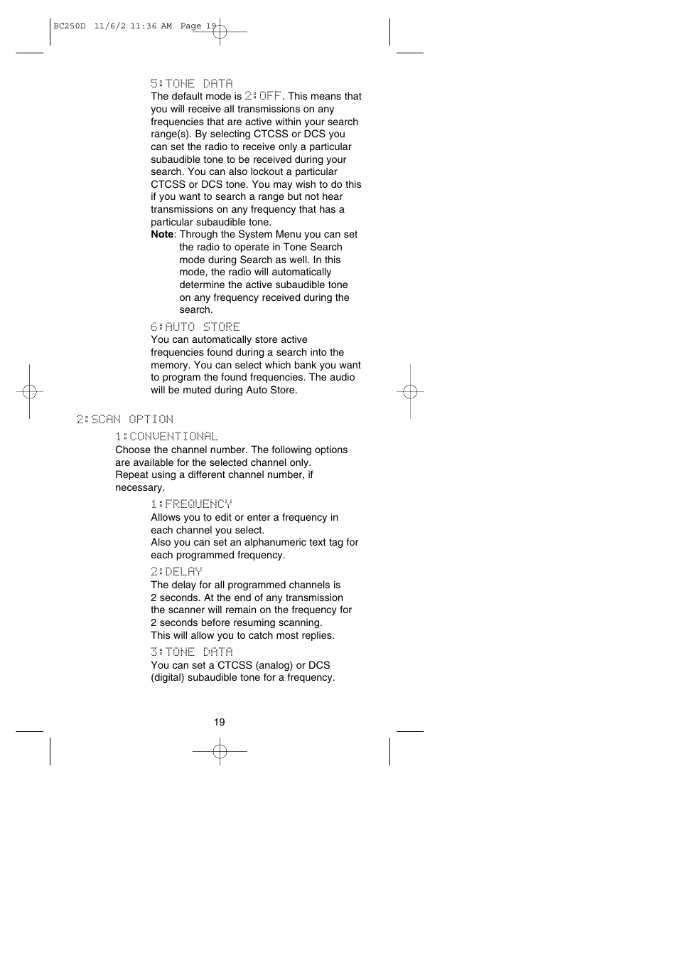 Uniden BC250D User Manual | Page 23 / 110