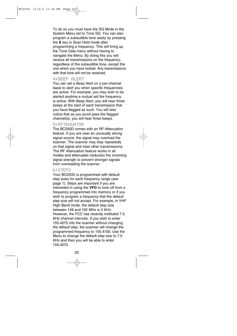Uniden BC250D User Manual | Page 24 / 110