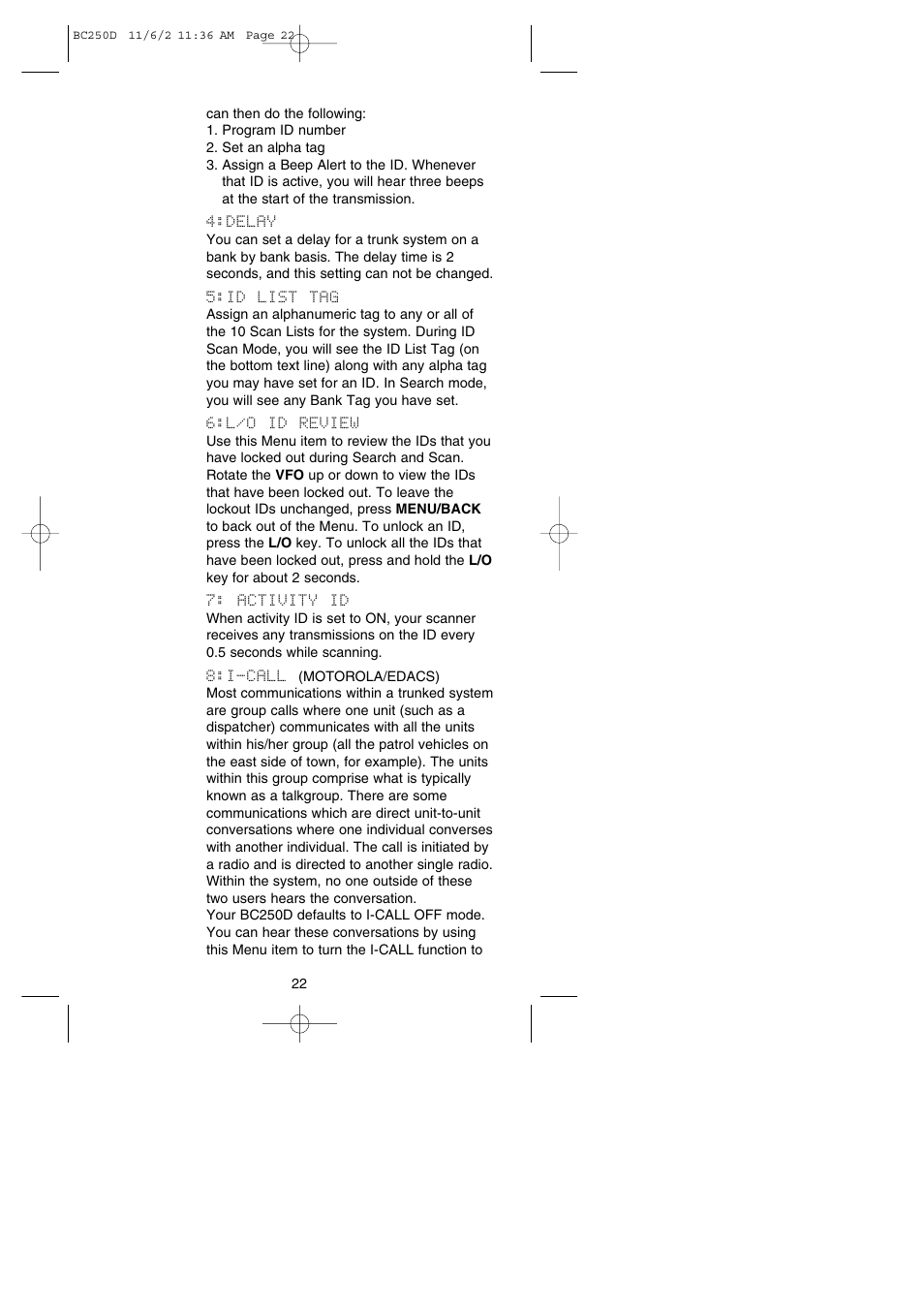 Uniden BC250D User Manual | Page 26 / 110