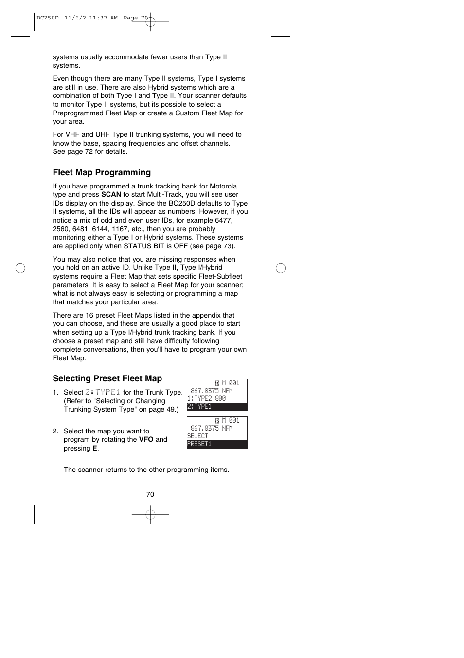 Uniden BC250D User Manual | Page 74 / 110