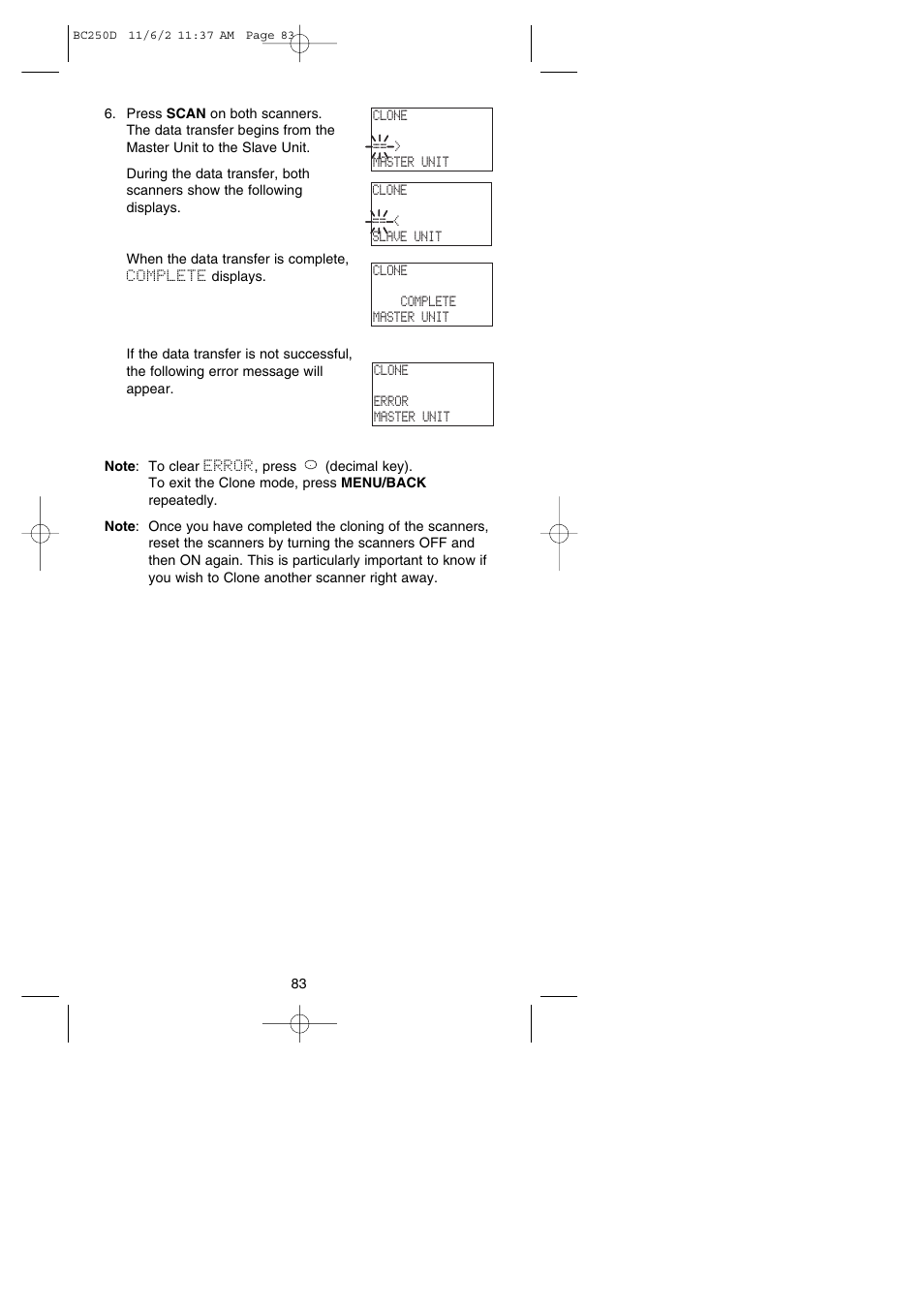 Uniden BC250D User Manual | Page 87 / 110