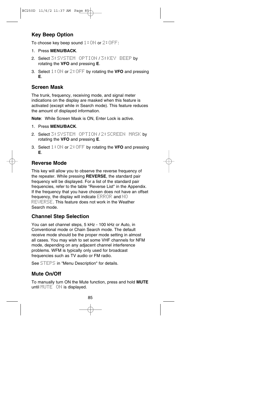 Uniden BC250D User Manual | Page 89 / 110