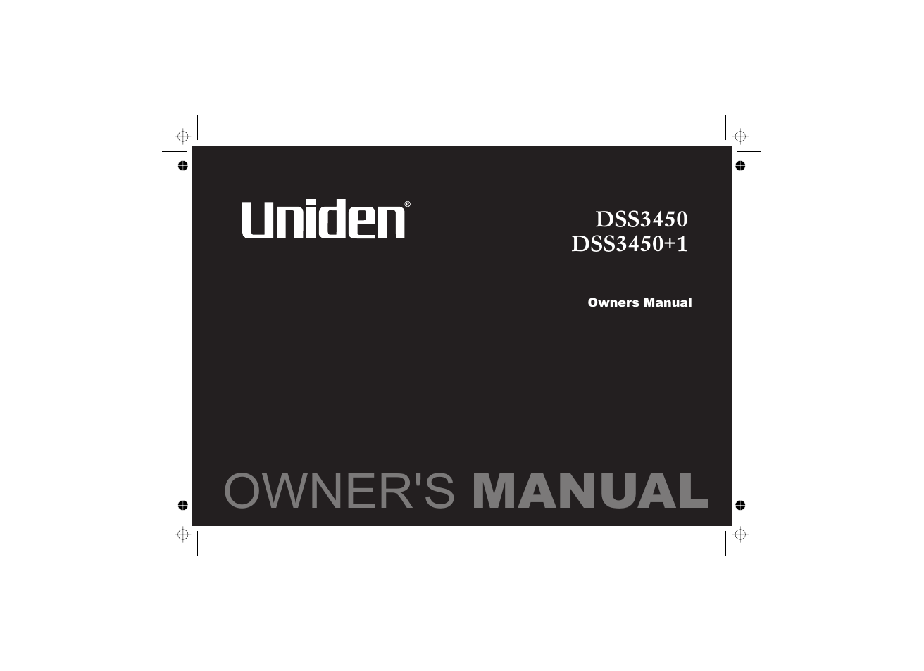 Uniden DSS3450 User Manual | 56 pages