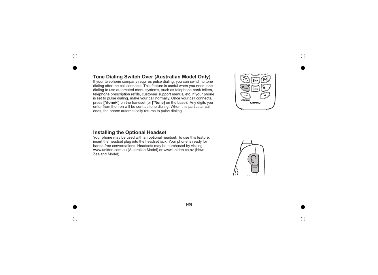Uniden DSS3450 User Manual | Page 45 / 56