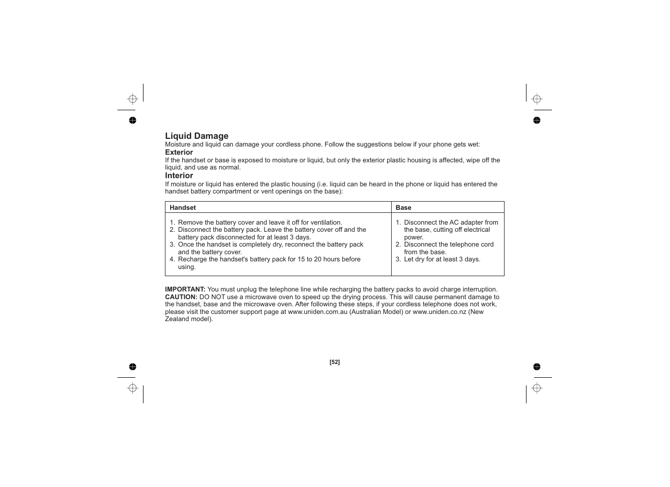 Uniden DSS3450 User Manual | Page 52 / 56
