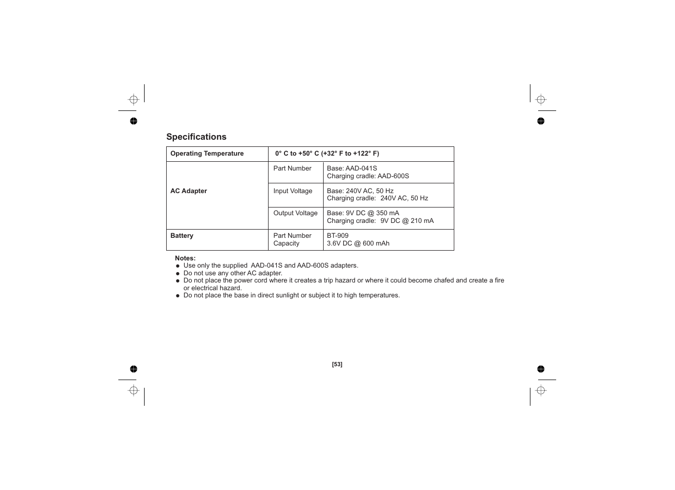 Uniden DSS3450 User Manual | Page 53 / 56