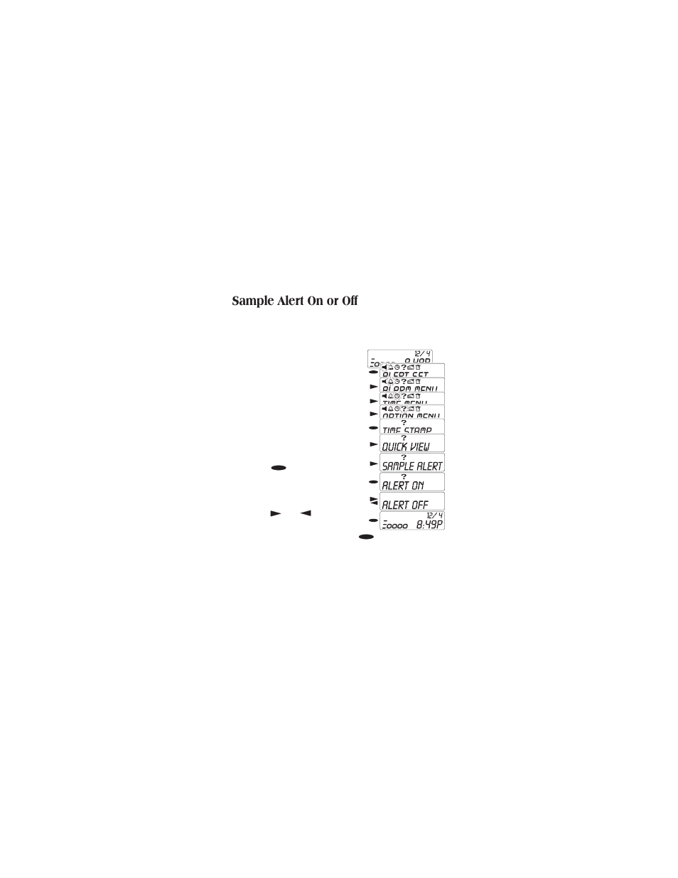 Managing message files 21, Understanding the memory status reminder 21, Sample alert on or off | Uniden CONTAQ 1 ALP 9080 User Manual | Page 21 / 37