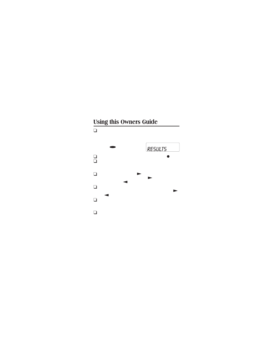 Display indicators 5, Using this owners guide | Uniden CONTAQ 1 ALP 9080 User Manual | Page 5 / 37