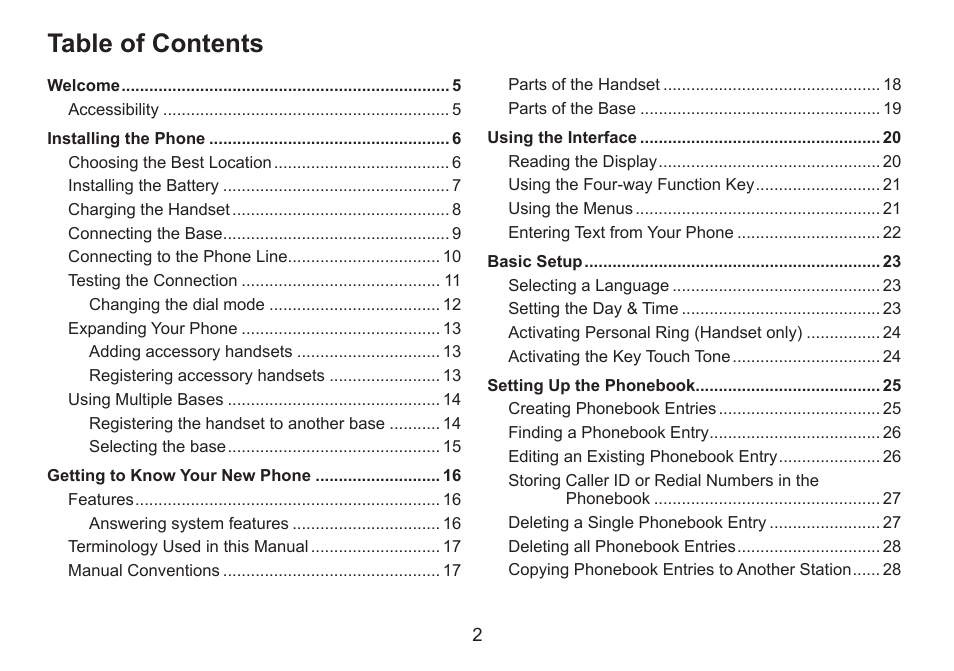 Uniden DECT1588 User Manual | Page 2 / 72