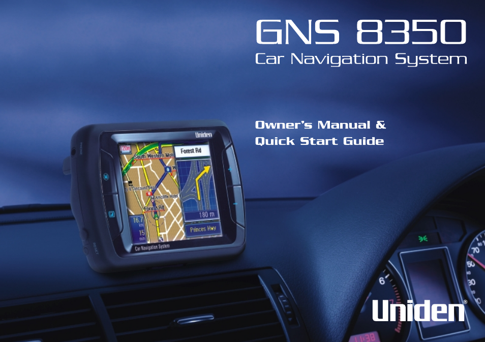 Uniden GNS8350 User Manual | 46 pages