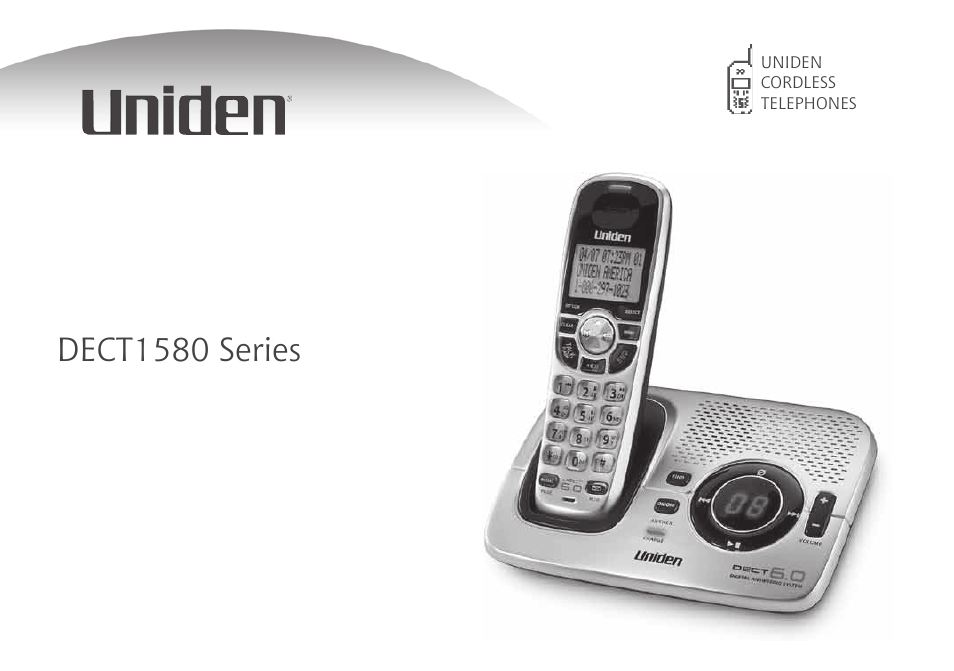 Uniden DECT1580 Series User Manual | 76 pages