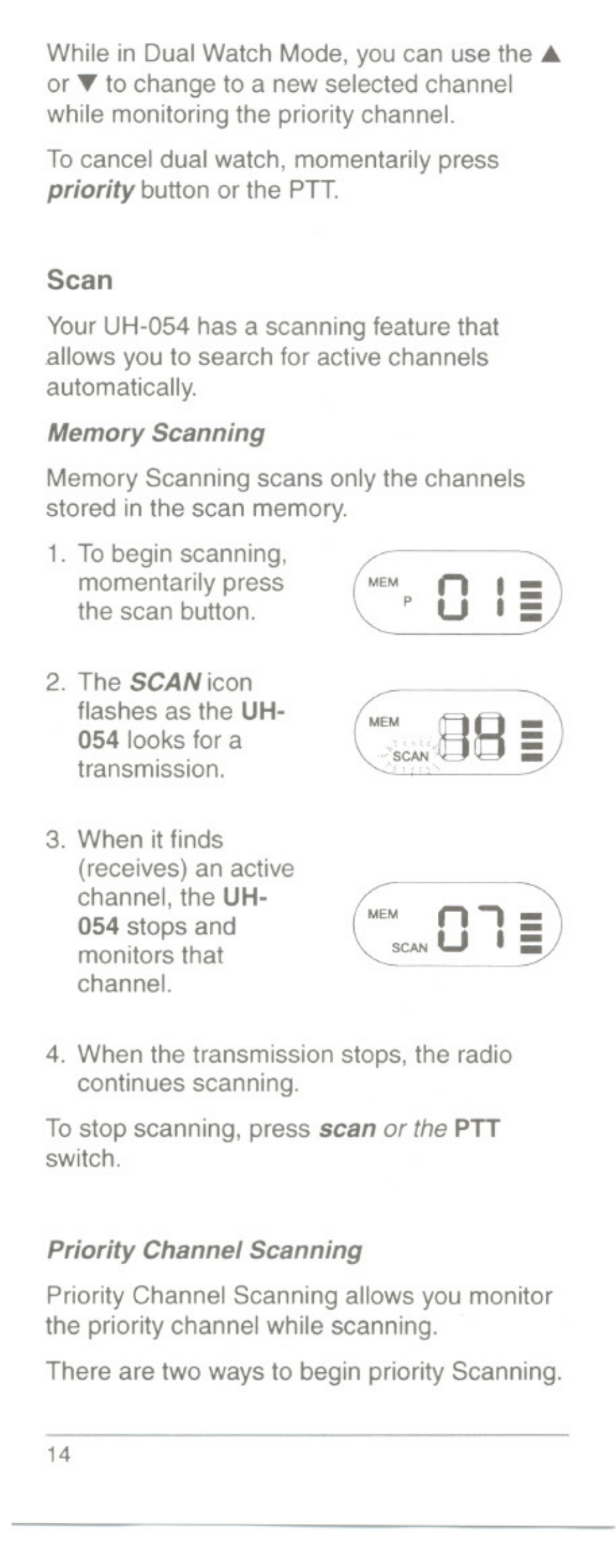 Uniden UH054A User Manual | Page 17 / 27