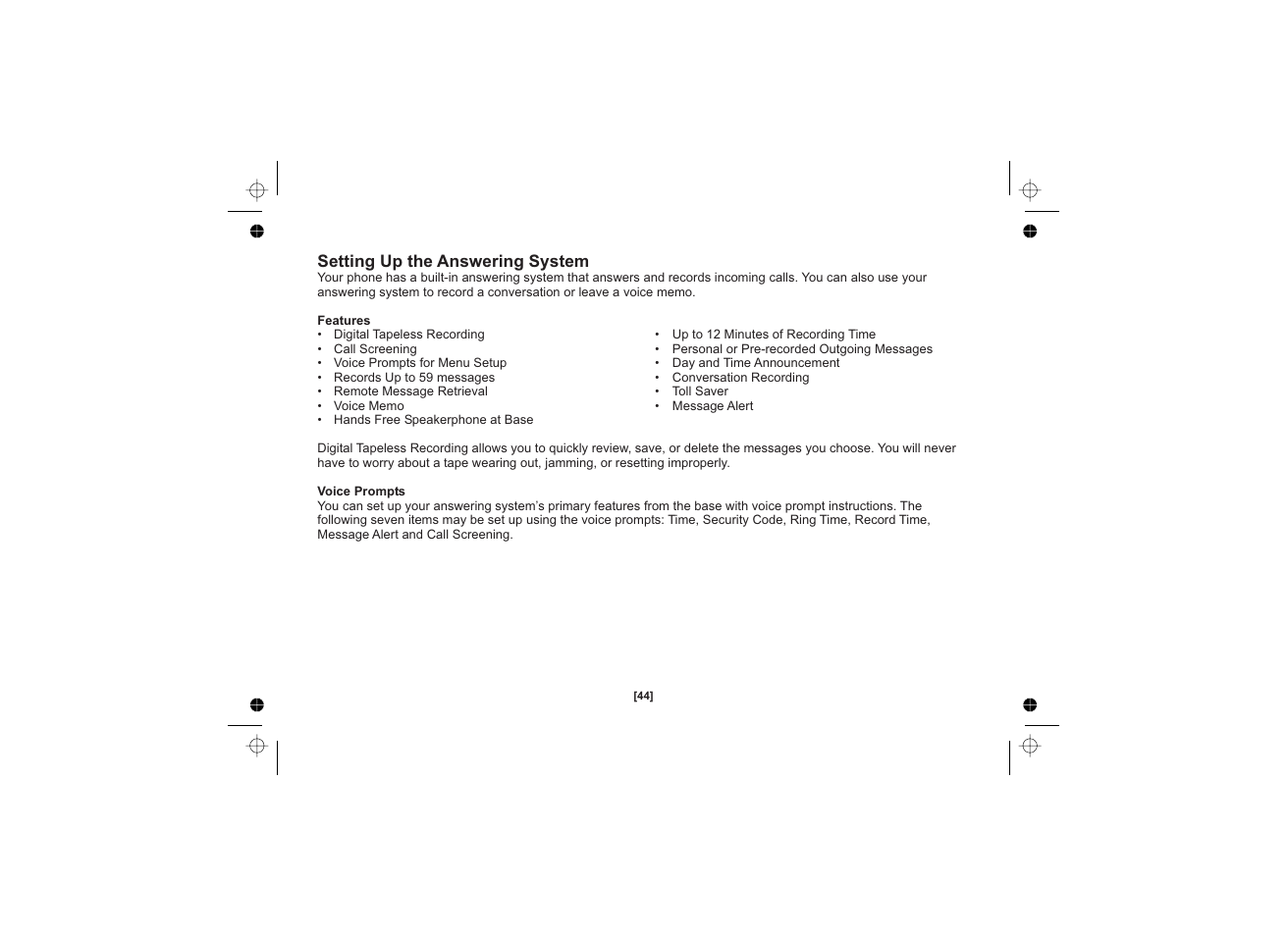 Uniden DSS3455+1 User Manual | Page 45 / 72