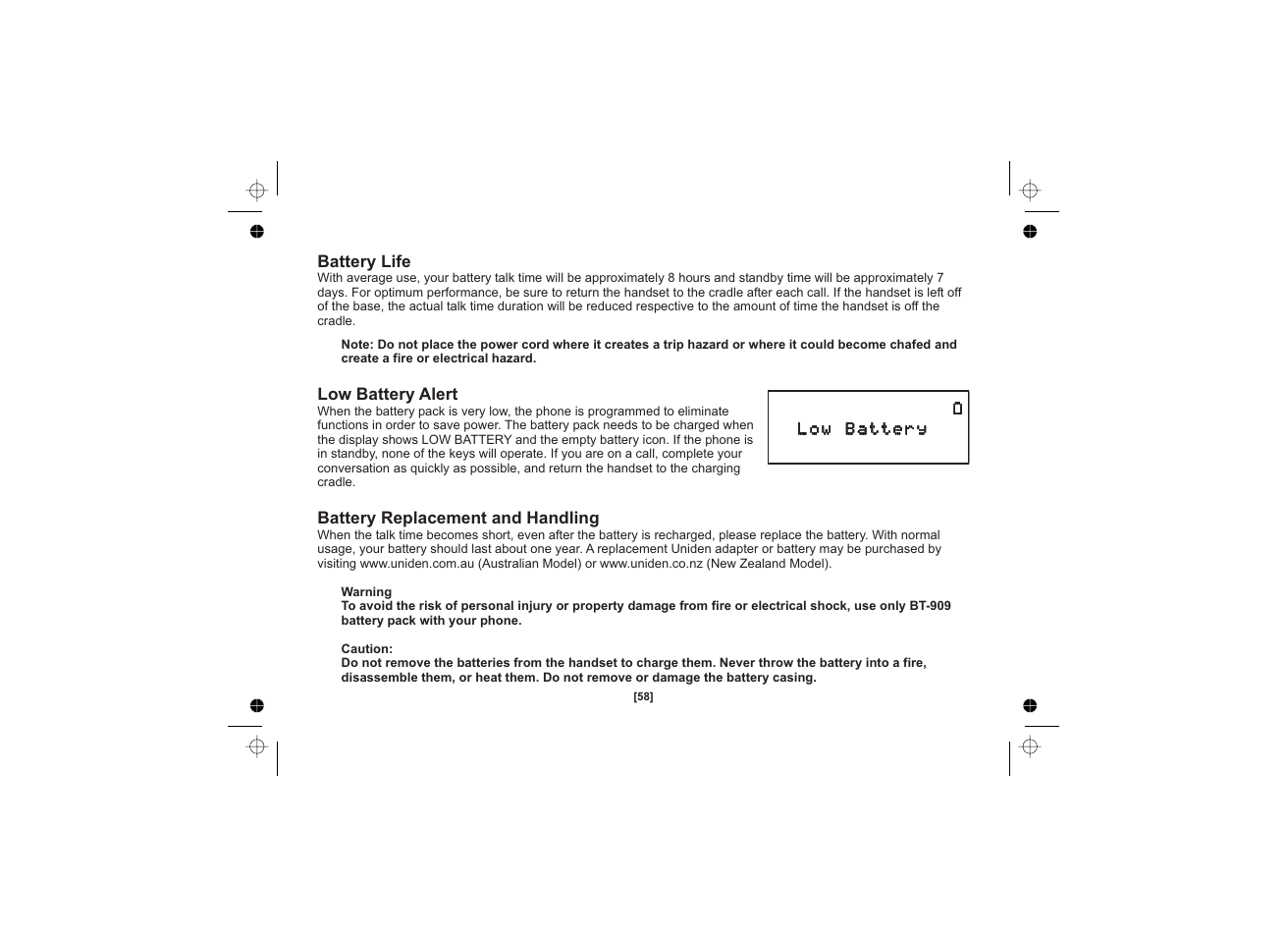 Uniden DSS3455+1 User Manual | Page 59 / 72