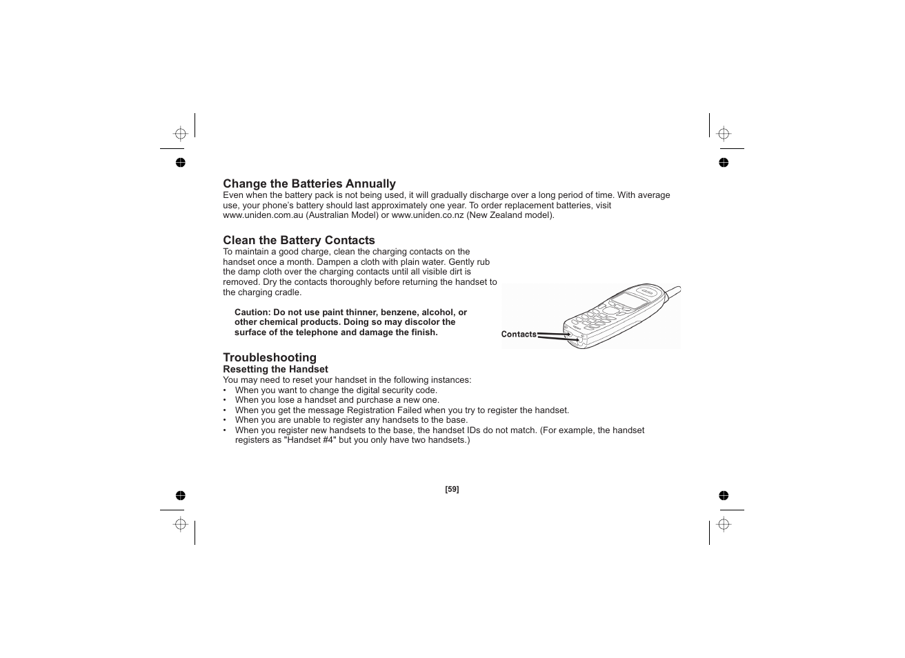 Uniden DSS3455+1 User Manual | Page 60 / 72