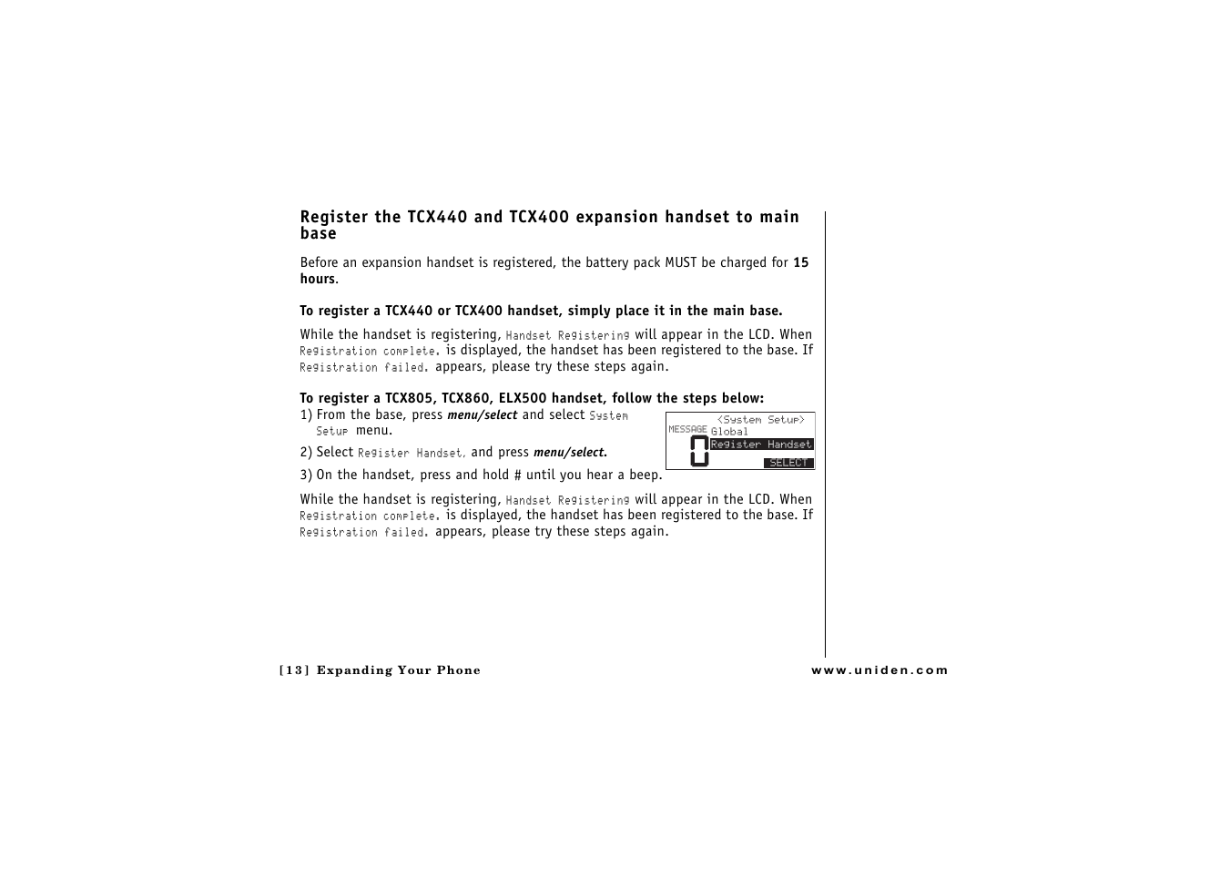 Uniden CLX475 User Manual | Page 14 / 92
