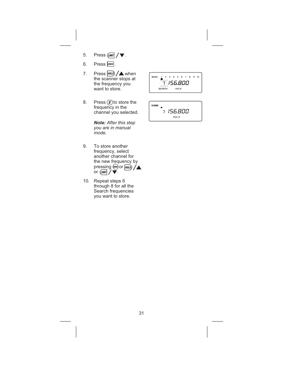 Uniden BC 245XLT User Manual | Page 31 / 90