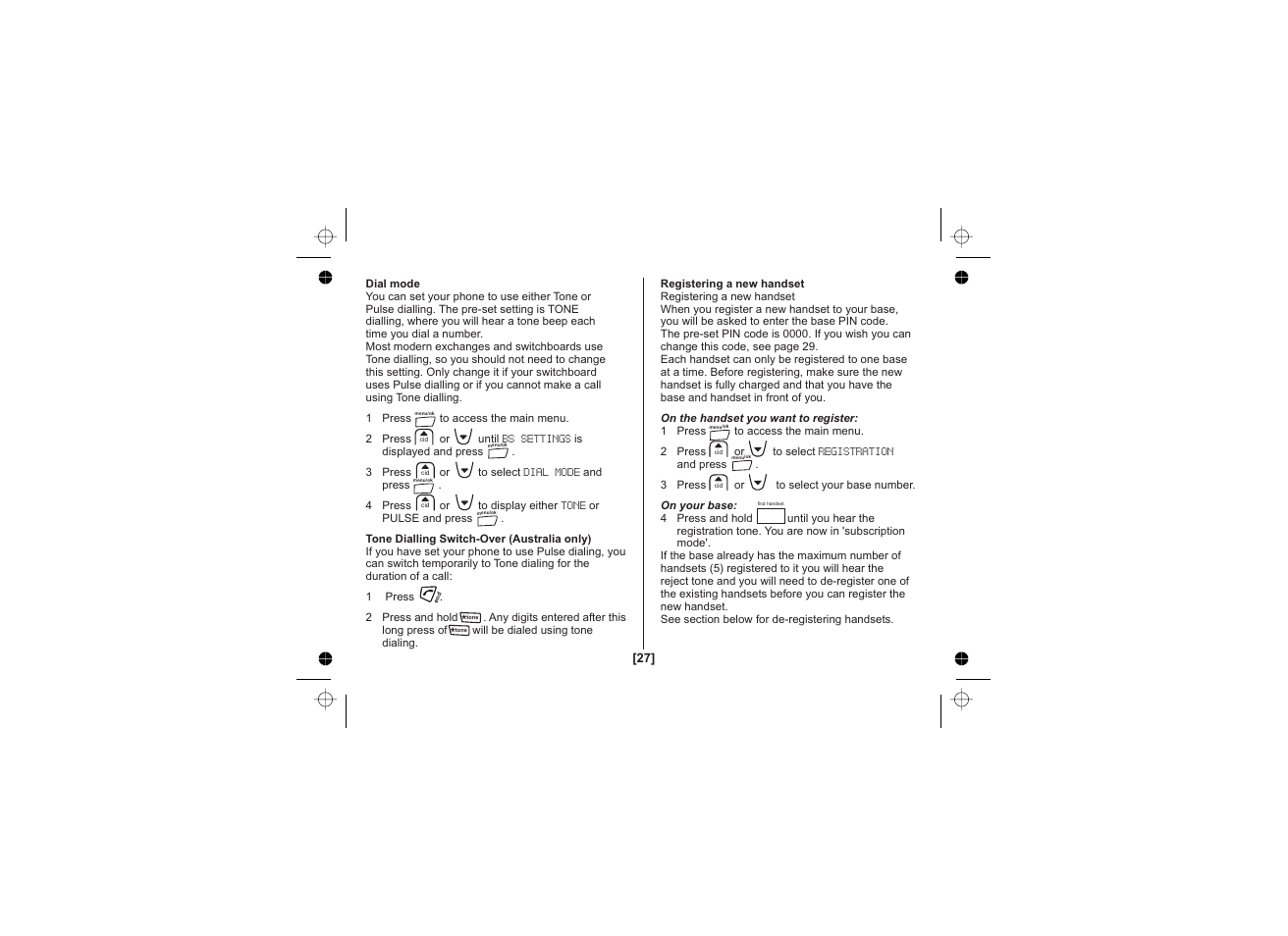 Uniden DECT1725 User Manual | Page 28 / 44