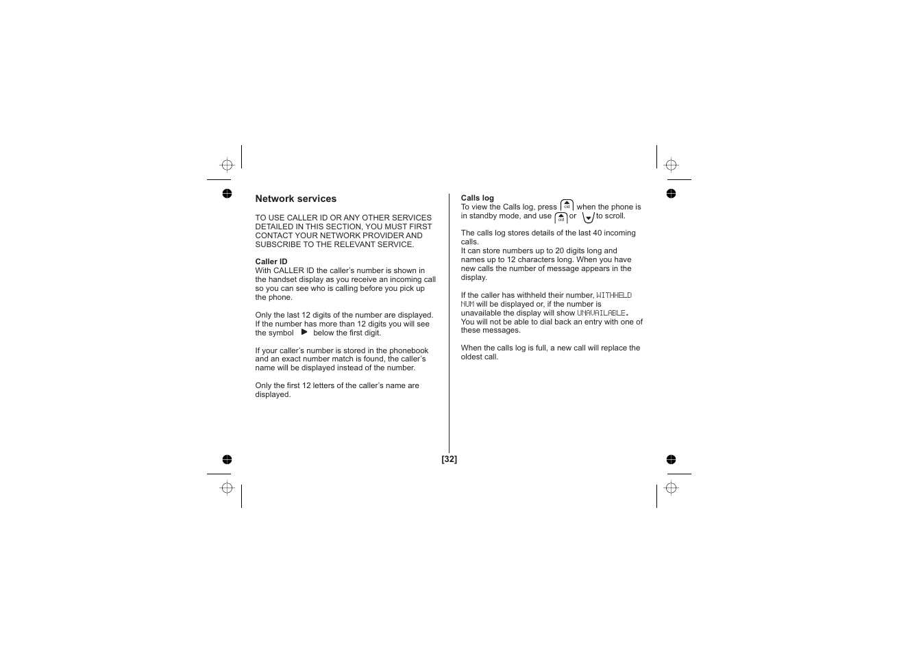 Uniden DECT1725 User Manual | Page 33 / 44