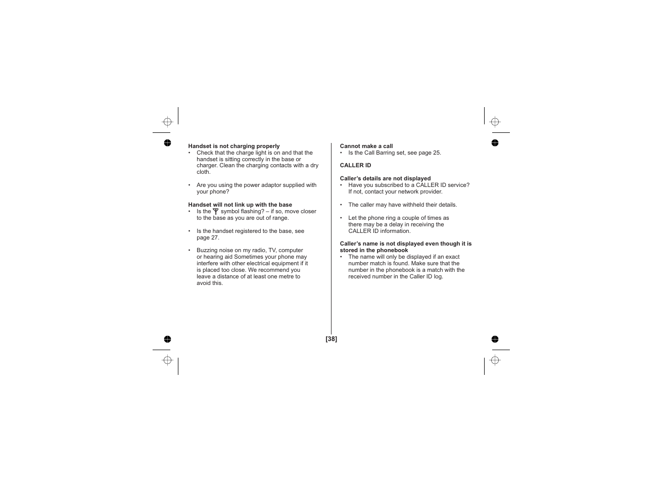 Uniden DECT1725 User Manual | Page 39 / 44
