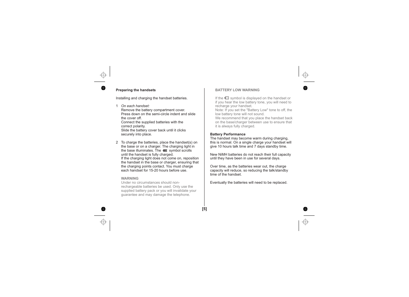 Uniden DECT1725 User Manual | Page 6 / 44