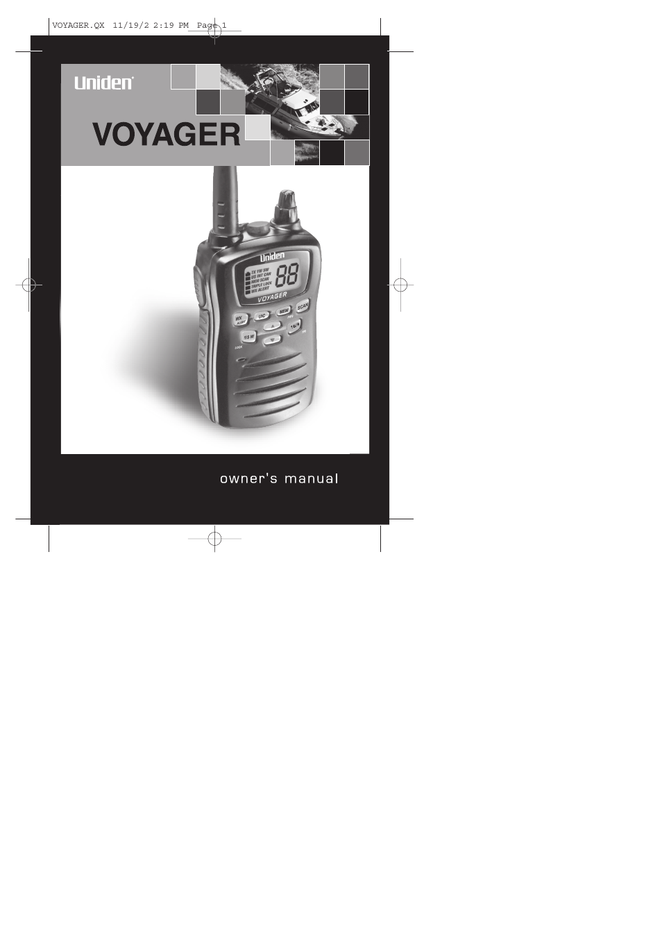 Uniden VOYAGER User Manual | 40 pages
