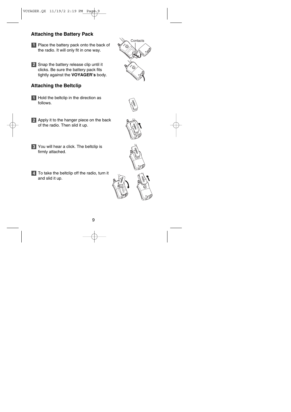 Uniden VOYAGER User Manual | Page 11 / 40