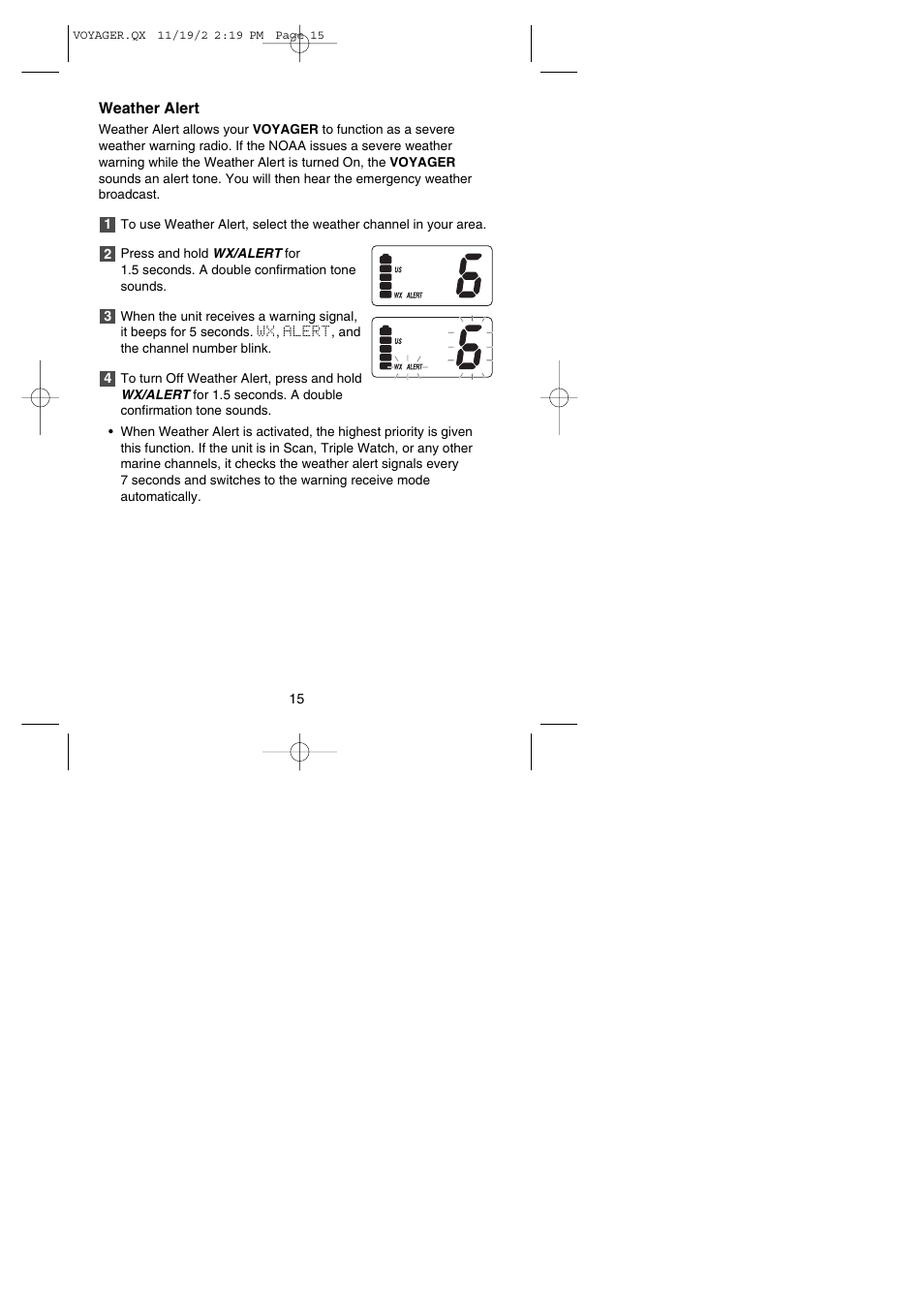 Uniden VOYAGER User Manual | Page 17 / 40