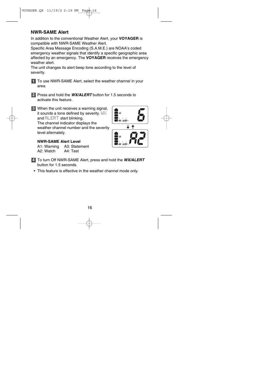 Uniden VOYAGER User Manual | Page 18 / 40