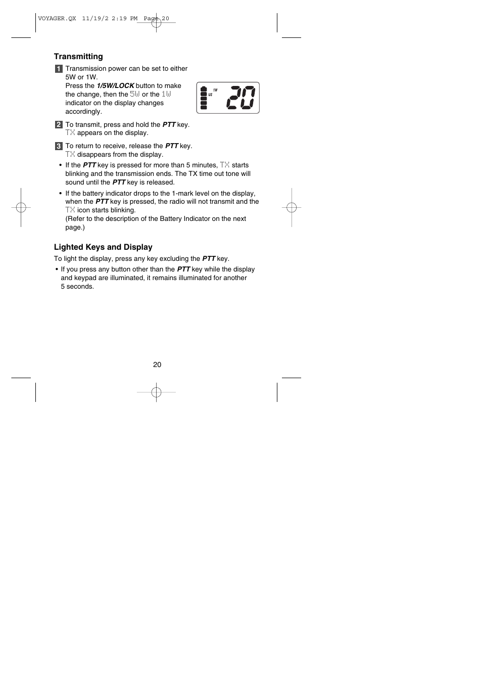 Uniden VOYAGER User Manual | Page 22 / 40