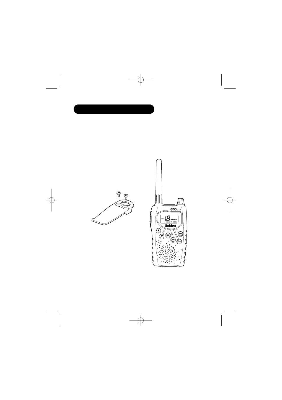 Included in your package | Uniden frs 300 User Manual | Page 6 / 19