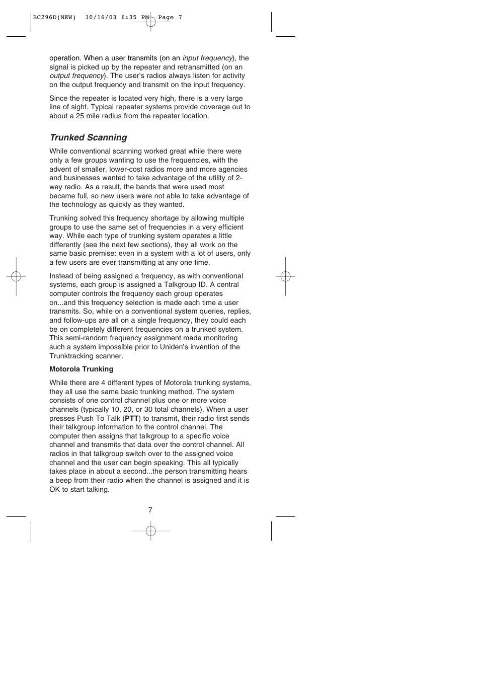 Uniden BC296D User Manual | Page 13 / 88