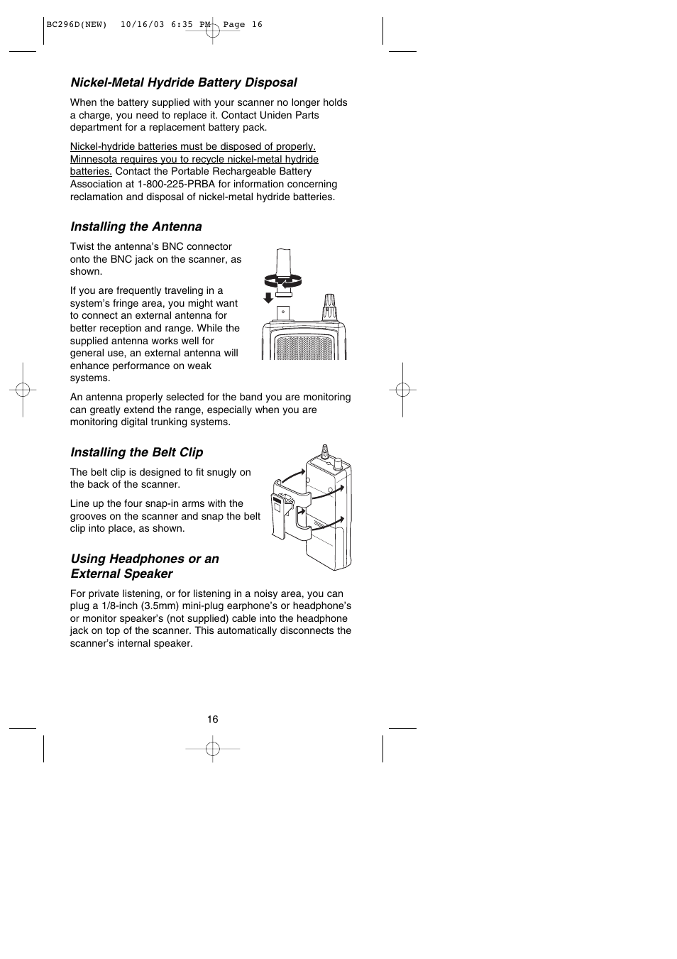 Uniden BC296D User Manual | Page 22 / 88