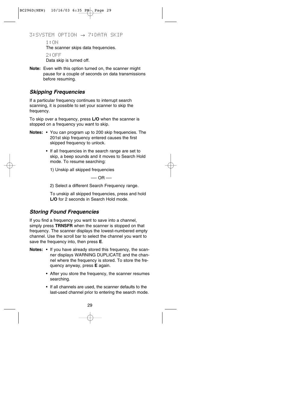 Uniden BC296D User Manual | Page 35 / 88