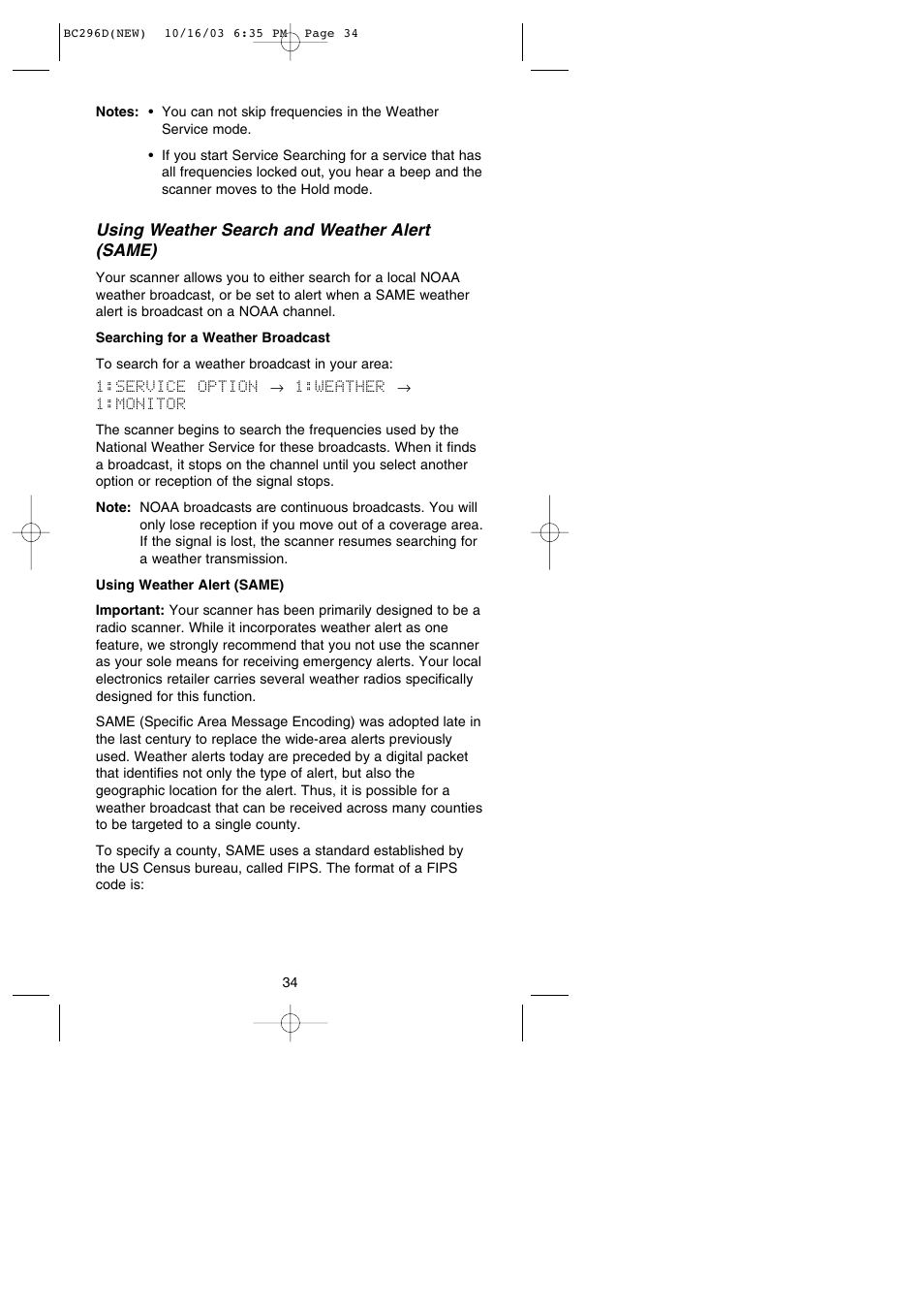 Uniden BC296D User Manual | Page 40 / 88