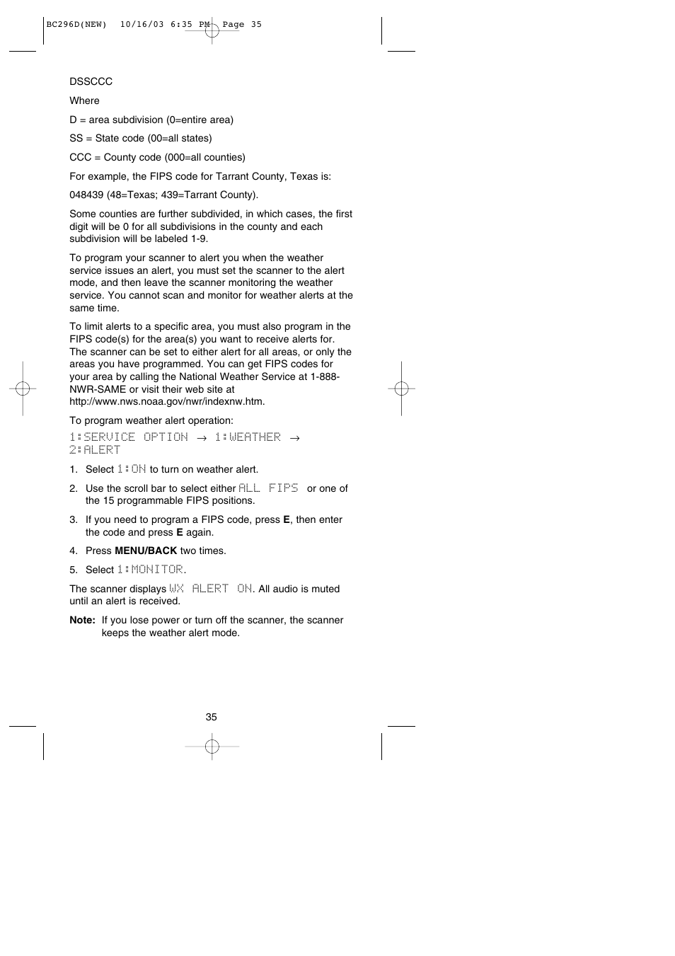 Uniden BC296D User Manual | Page 41 / 88