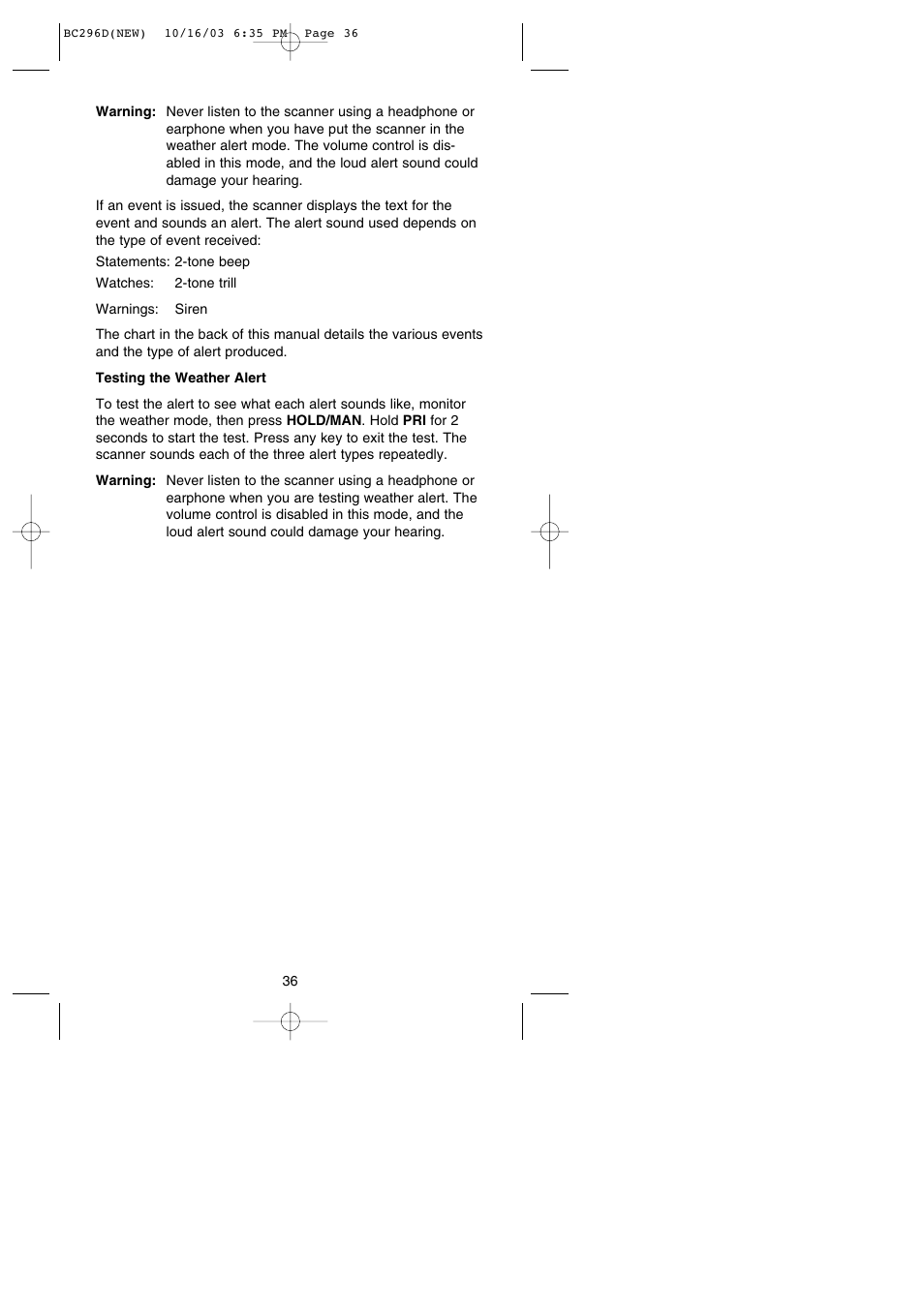 Uniden BC296D User Manual | Page 42 / 88