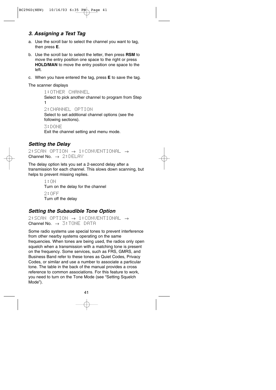 Uniden BC296D User Manual | Page 47 / 88