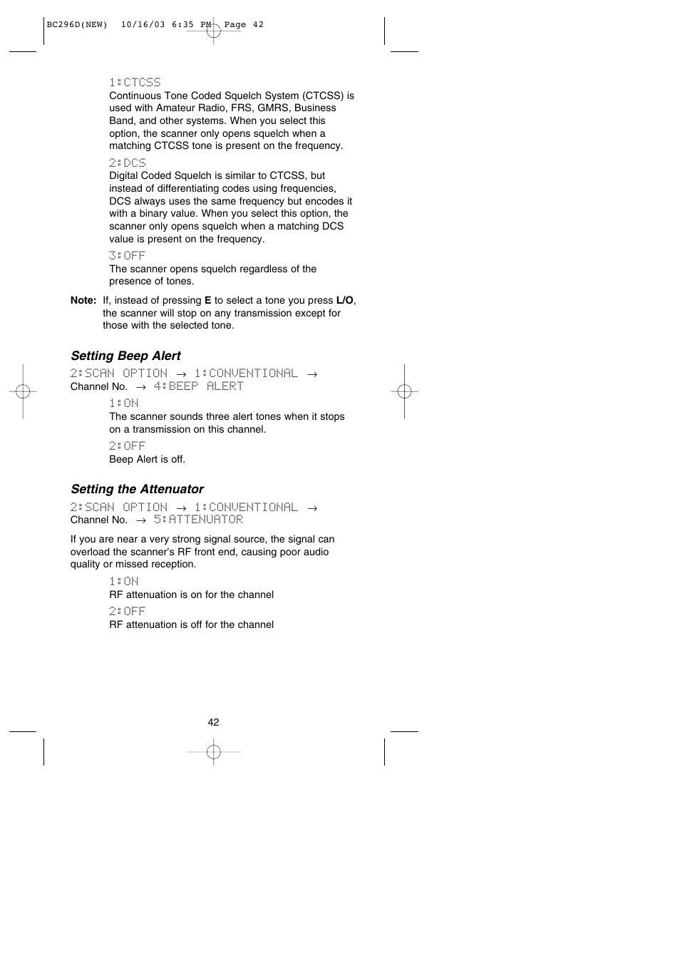 Uniden BC296D User Manual | Page 48 / 88
