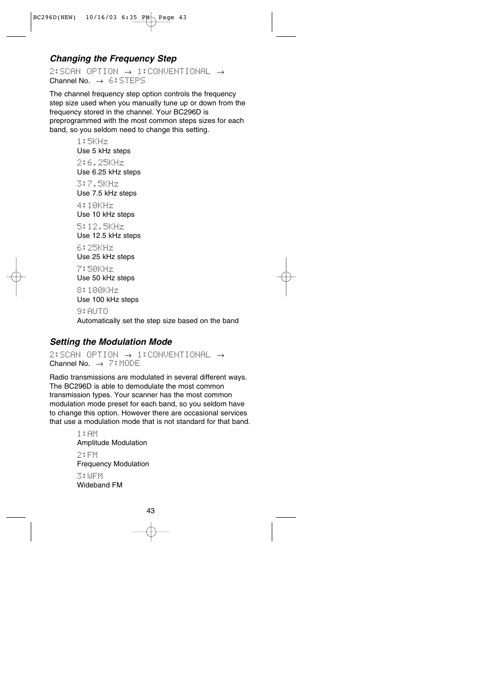 Uniden BC296D User Manual | Page 49 / 88