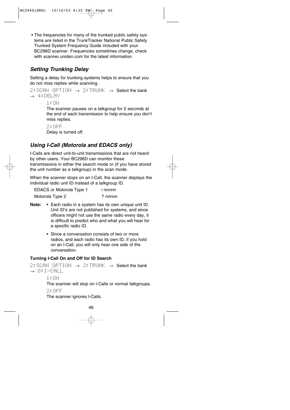Uniden BC296D User Manual | Page 52 / 88
