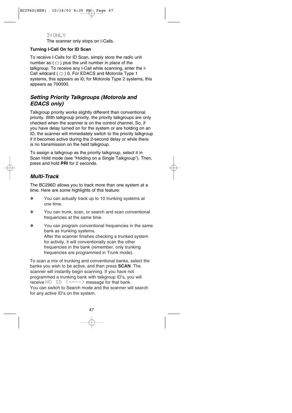 Multi-track | Uniden BC296D User Manual | Page 53 / 88