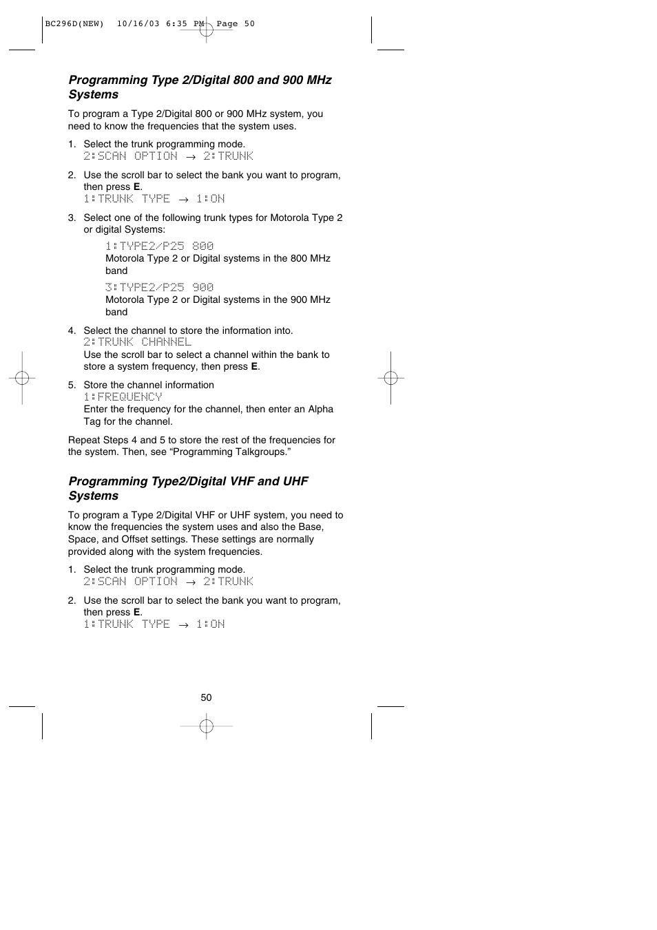 Uniden BC296D User Manual | Page 56 / 88