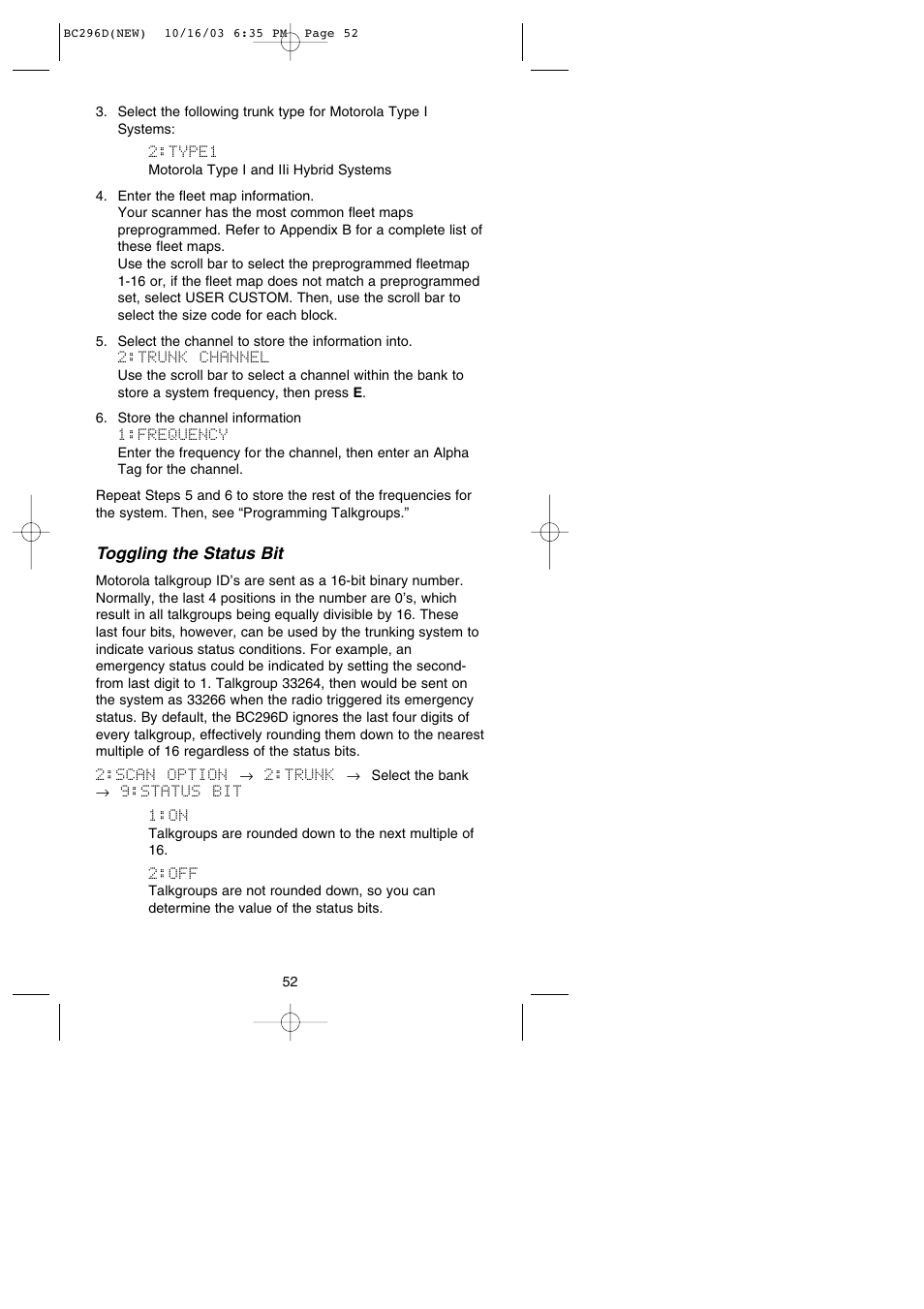 Uniden BC296D User Manual | Page 58 / 88