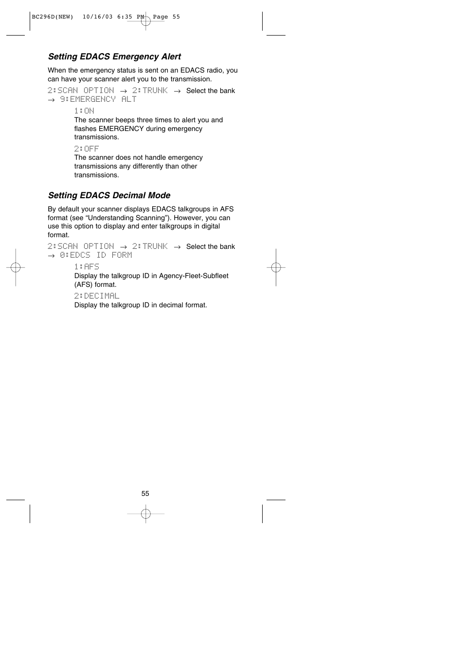 Uniden BC296D User Manual | Page 61 / 88