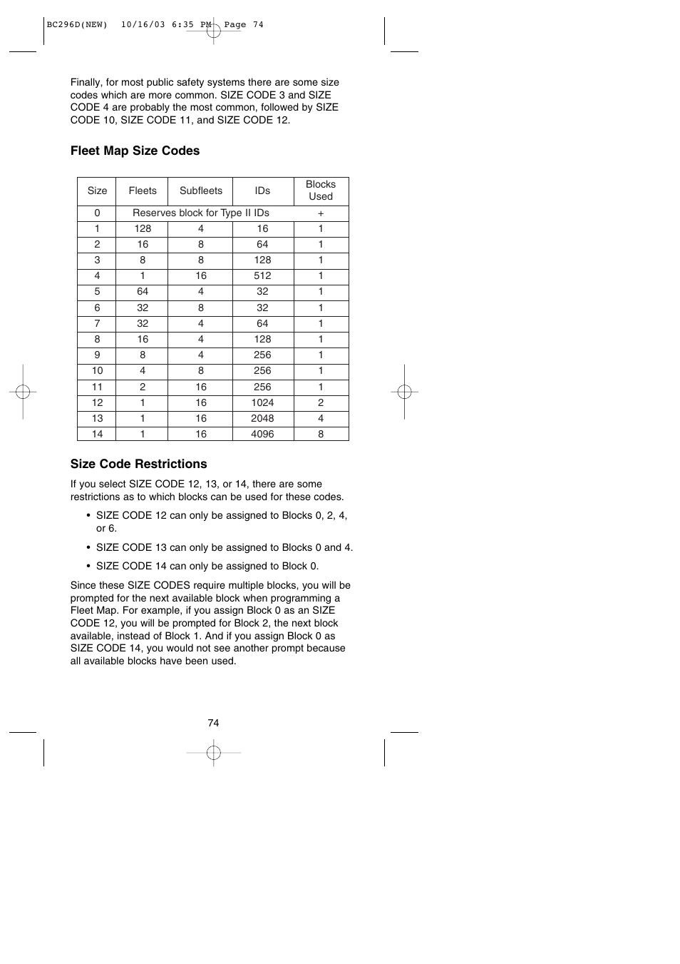 Uniden BC296D User Manual | Page 80 / 88