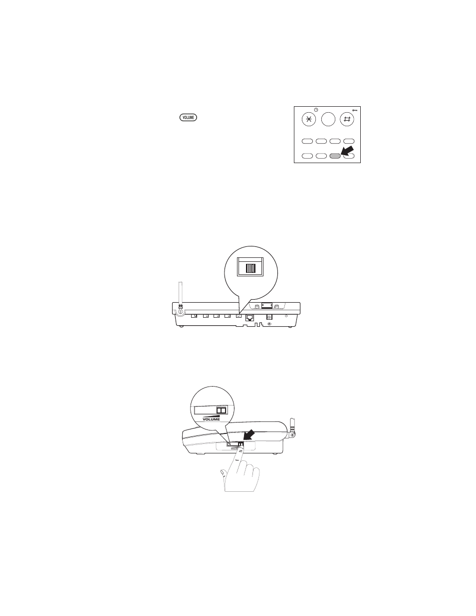 Handset receiver volume control | Uniden XCA4500 User Manual | Page 28 / 90
