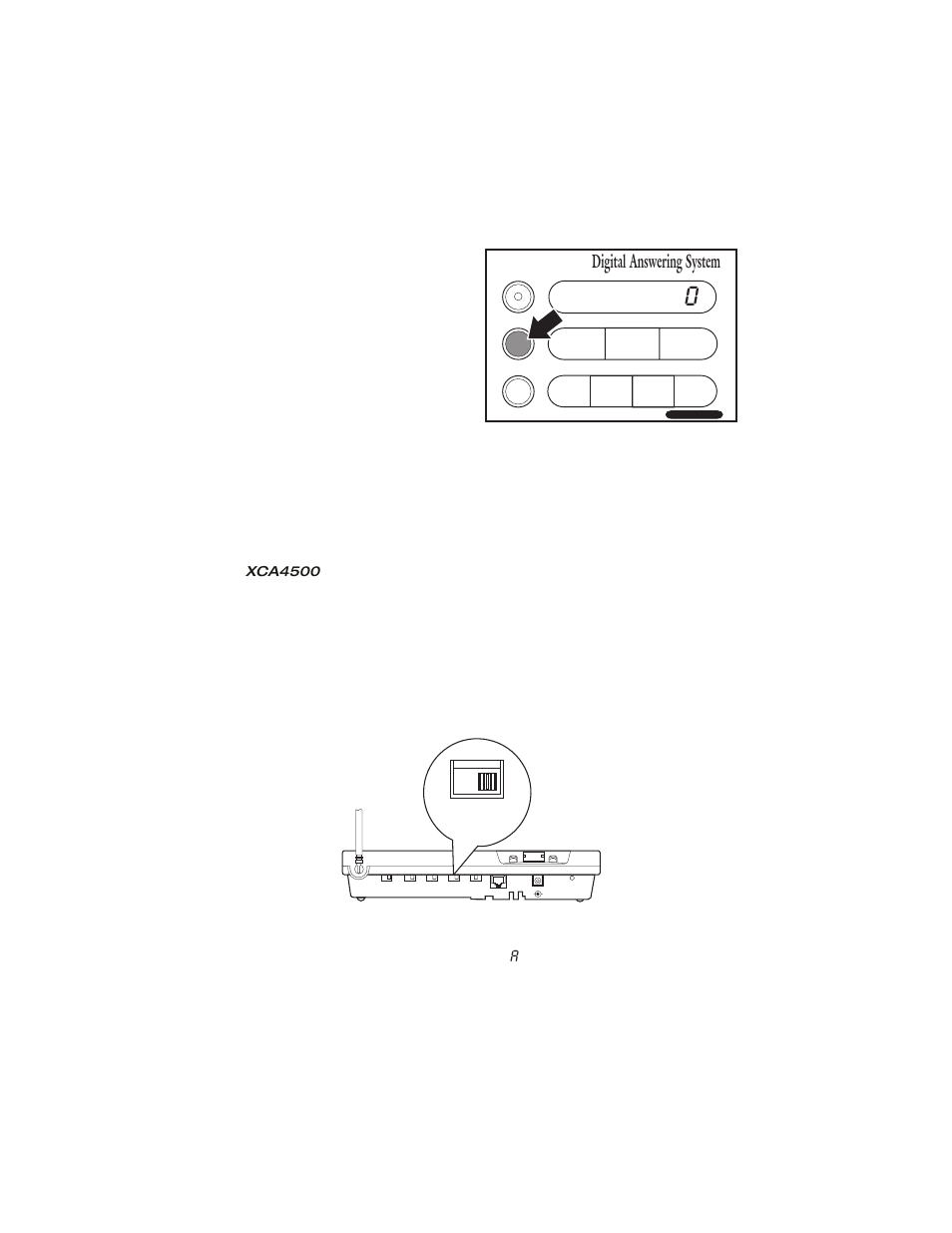 Base operation 49, Setting your outgoing message (ogm) 49, Base operation setting your outgoing message (ogm) | Base operation, Setting your outgoing message (ogm), Digital answering system | Uniden XCA4500 User Manual | Page 49 / 90